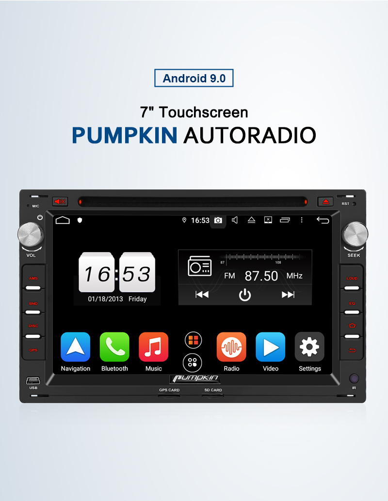 Pumpkin 2DIN Android Autoradio für VW Passat T5 Golf 4